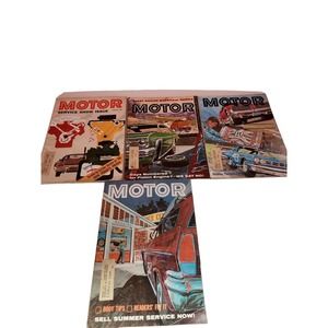 Lot Of 4 Vintage Motor Magazines 1969
